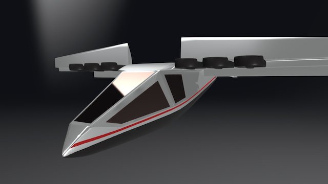 4 Seat VTOL Prototype 3D Model