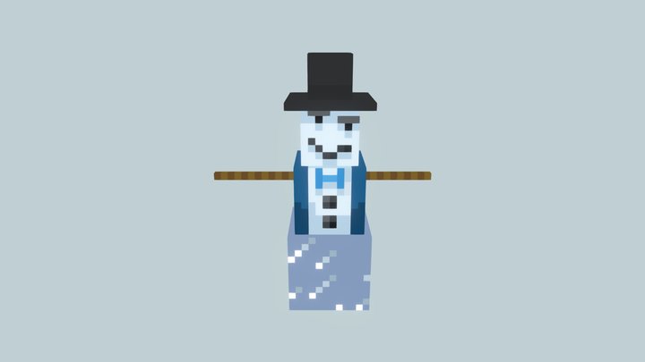 Snowman Admin MCSM 3D Model