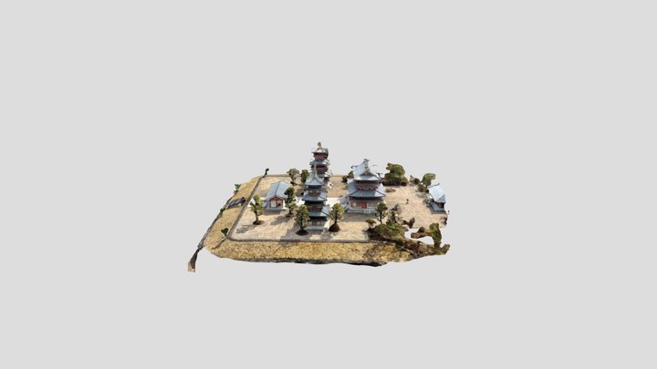 薬師寺 3D Model