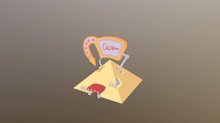 Stylised Casino 3D Model