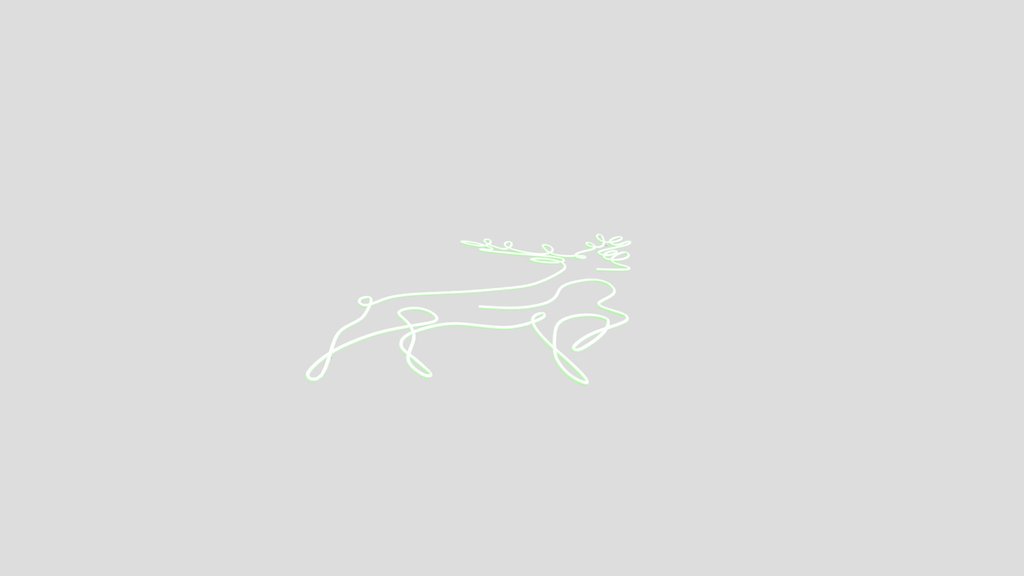 Deer Wall Neon Sign Led