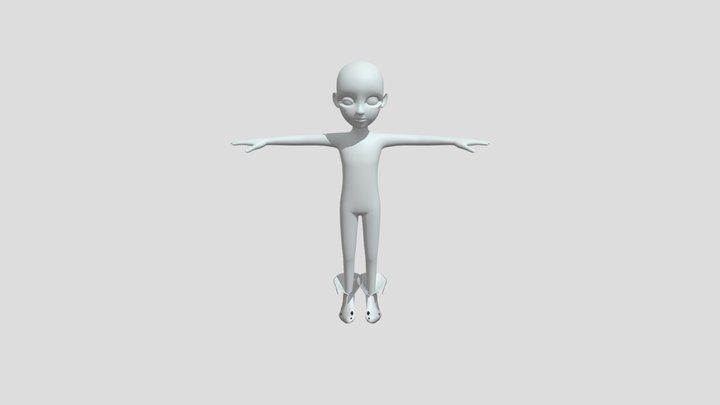 Cosplay shoes FBX file zepeto 3D Model