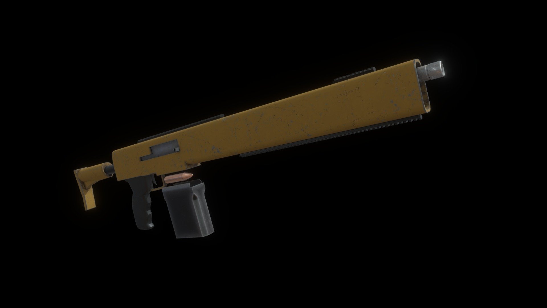 futuristic gun