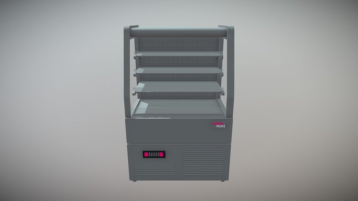 KMW Refrigerating Mini Vertical Showcase 3D Model