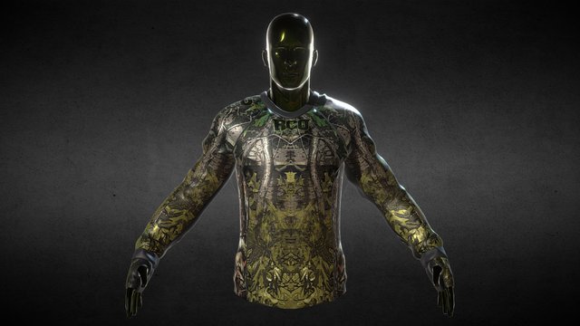 custom jersey RCO 08 3D Model