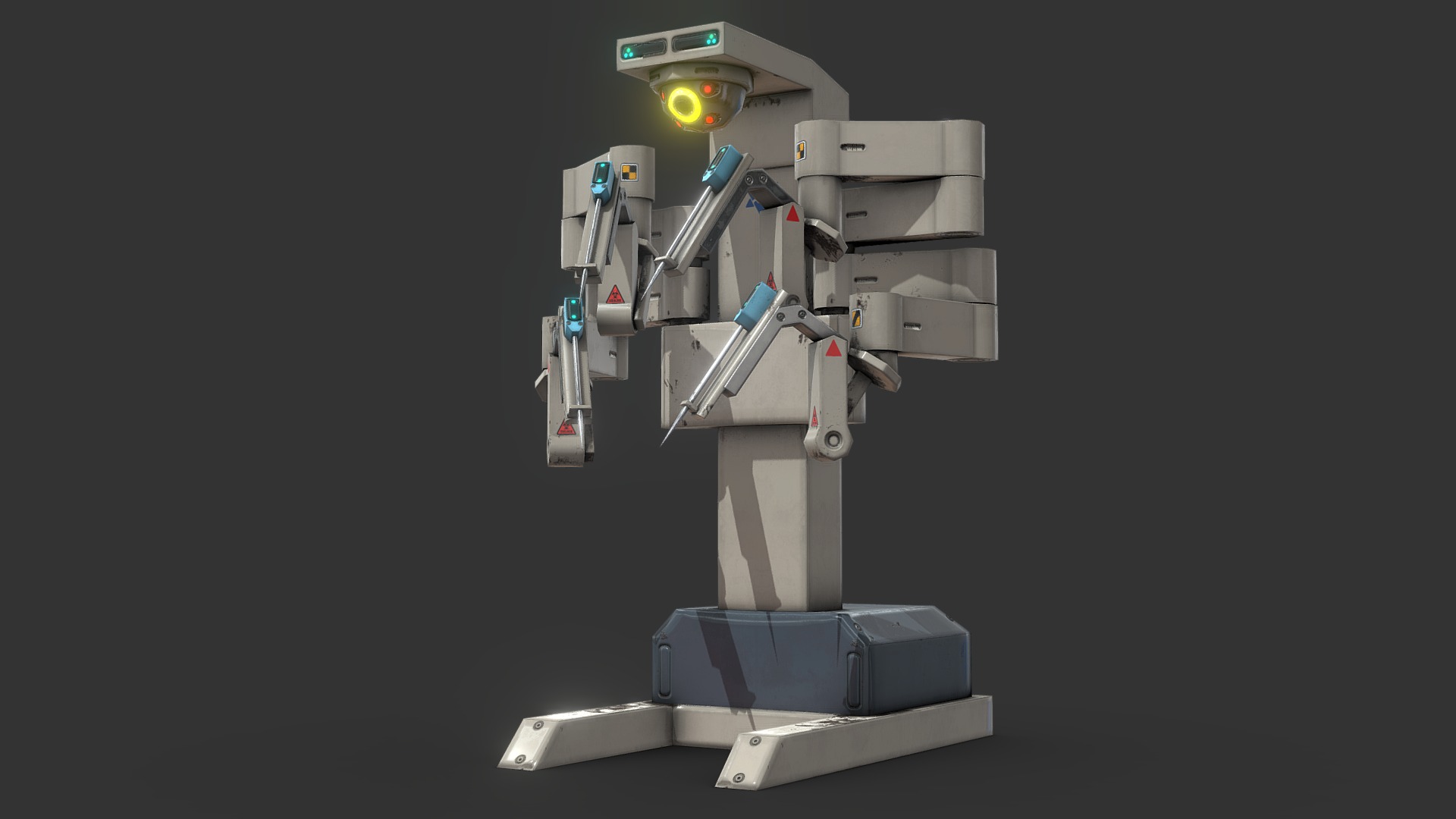 3D model Surgeon Robot - This is a 3D model of the Surgeon Robot. The 3D model is about diagram.