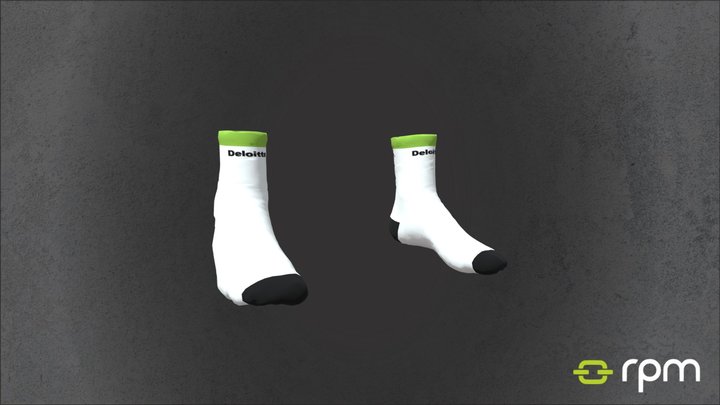 Deloitte Sock 3D Model