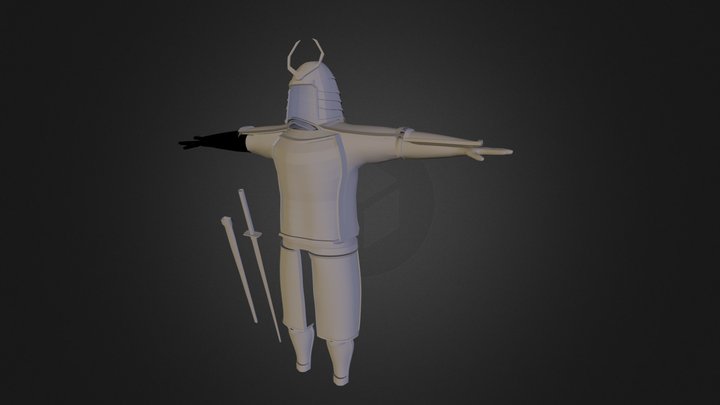 Samurai Armour 3D Model