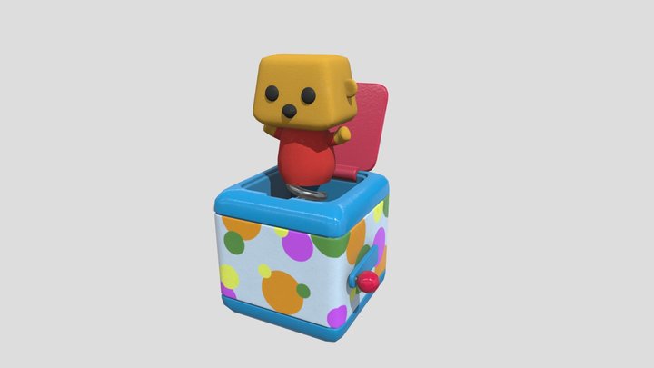 Funko Box - BubbleUP! Asset 3D Model