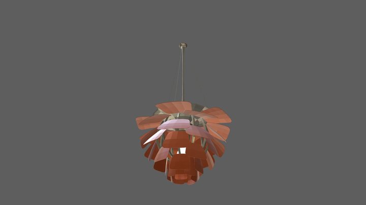 Artichoke Lamp 3D Model