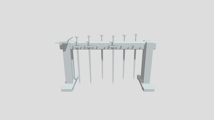 Arms holder 3D Model