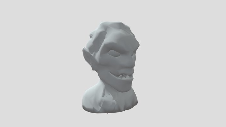 VAMPIRE LOW POLY 3D Model