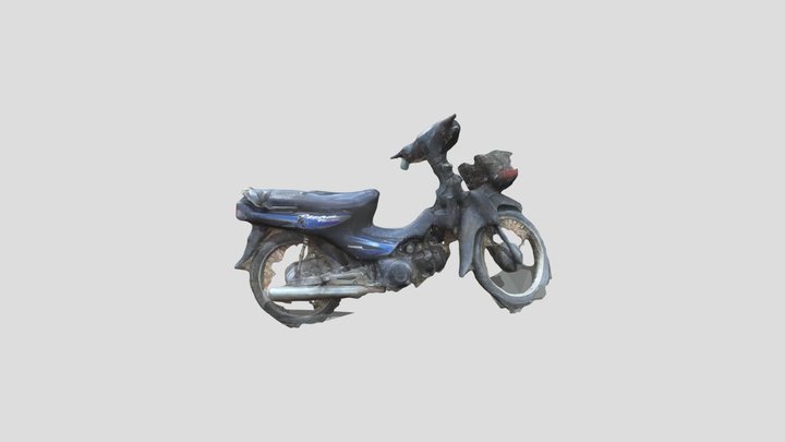 Old motorcycle 3D Model