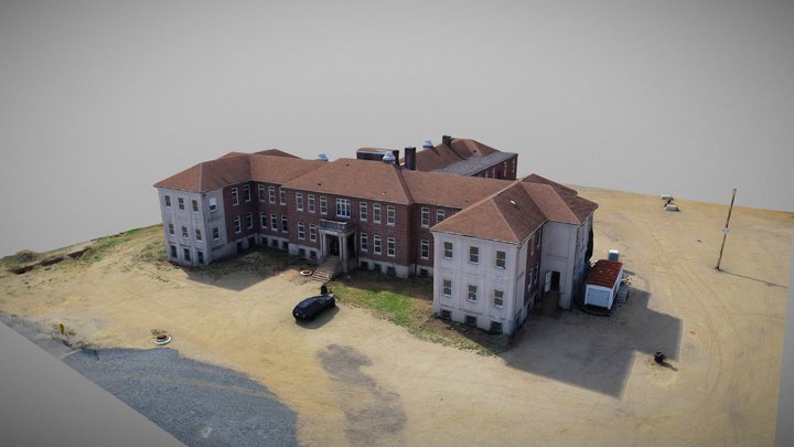 Allison Hall - Ft. Monmouth 3D Model