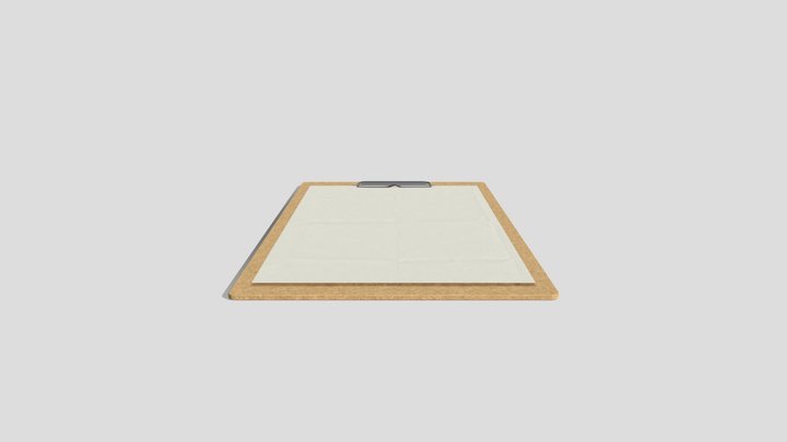 Clip Board 3D Model