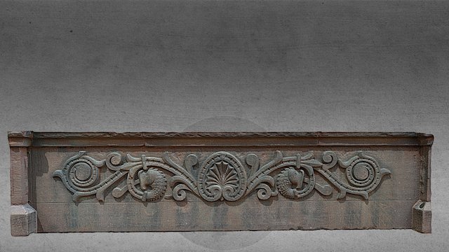 19th century pediment decoration – Kostenloses 3D-Modell STL