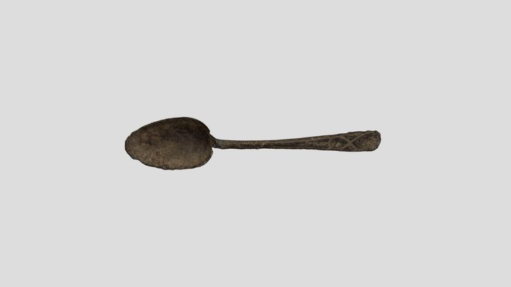 Spoon Artifact 3D Model