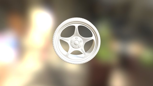 Modeling With Modifiers - Wheel Exercise 3D Model