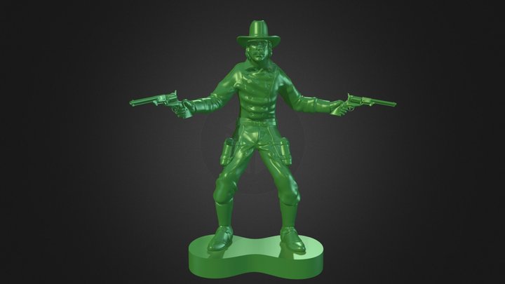 Cowboy 3D Model