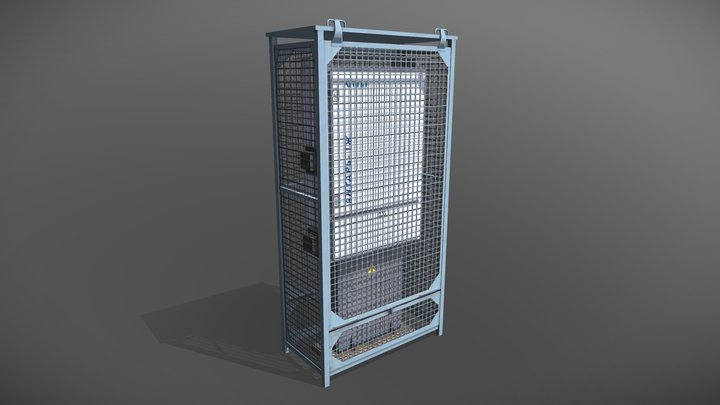 Yantar-1ZH radiation monitor 3D Model