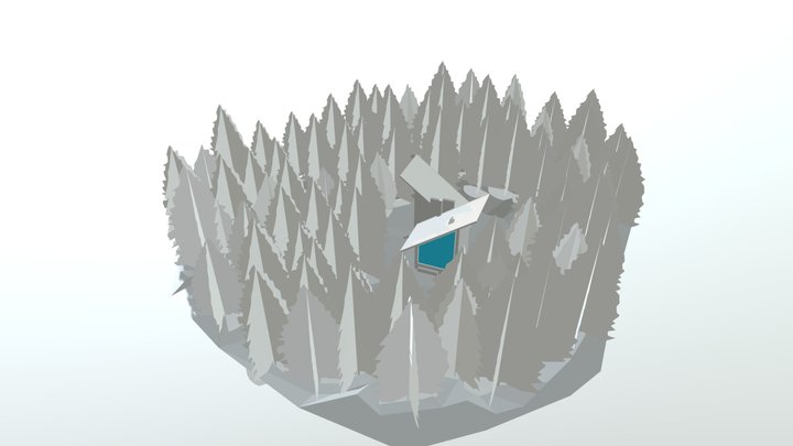 Forest House 3D Model