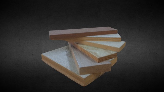 Muestras de maderas //  Wood samples 3D Model