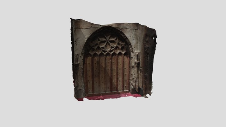 Door of Spicer's Hall (1301-1350) 3D Model