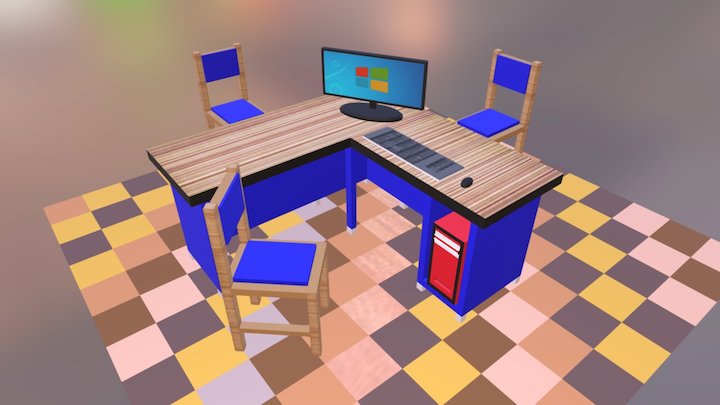 Mebeler Komputer Bambang Suratmo 3D Model