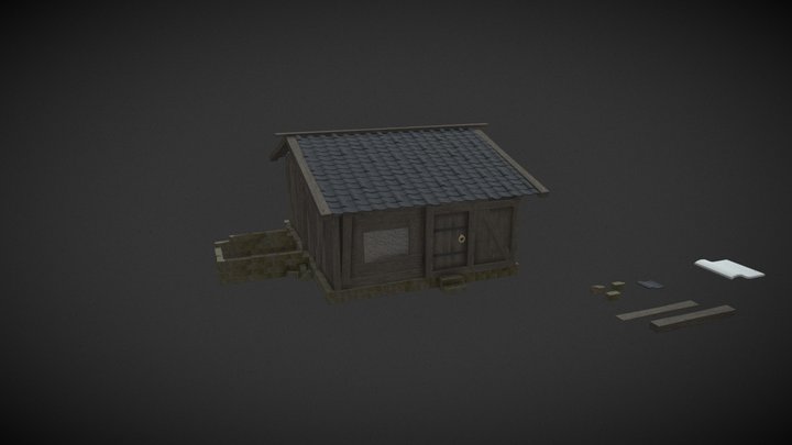Medieval building 3D Model