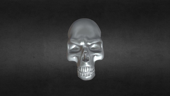 DMC - DEVIL MAY CRY SKULL ON DANTE'S BACK 3D Model