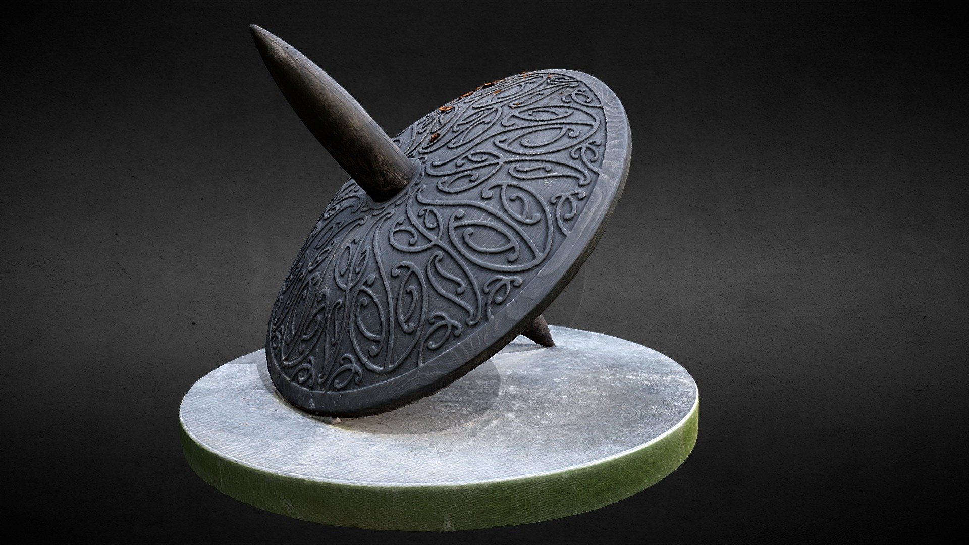 Spinning Top sculpture