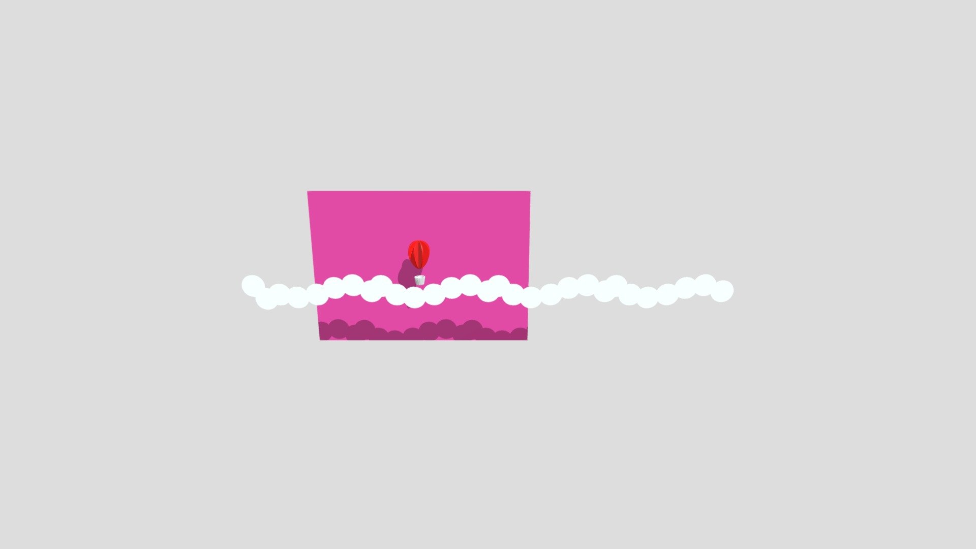 Aerostatic paper loop