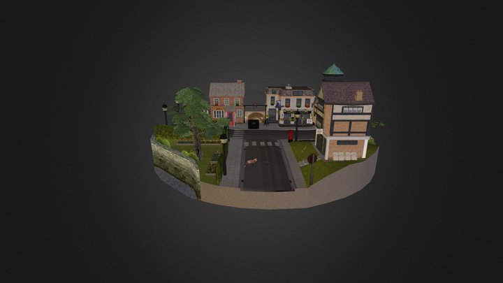 Cityscene  By Ewout De Vos 3D Model