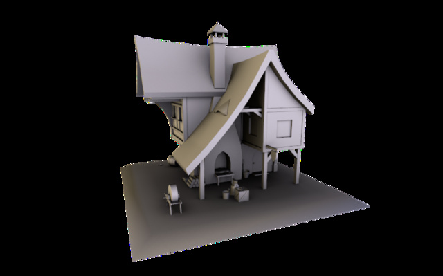 blacksmith cottage 3D Model