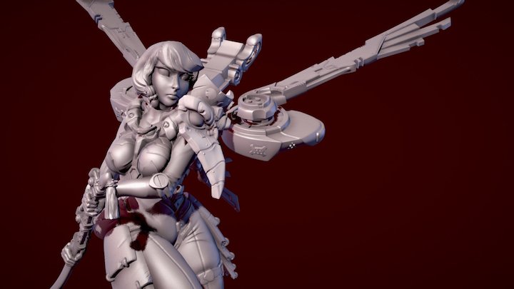 Tengu Frame Zero - Republik 3D Model