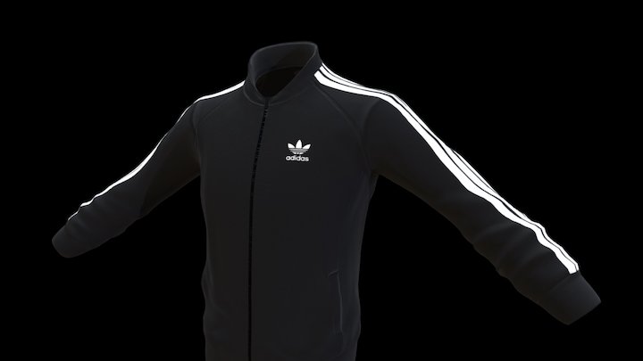 Adidas Jacket 3D Model
