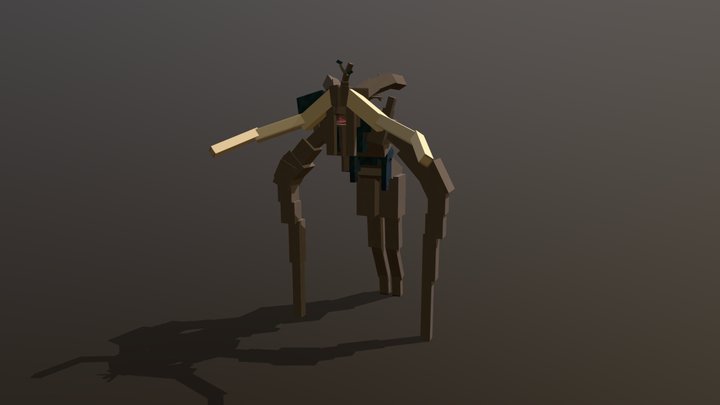 Minecraft Forest Guardian 3D Model
