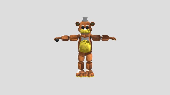 Fredbear UCN - Download Free 3D model by MrSpringMen (@MrSpringMen