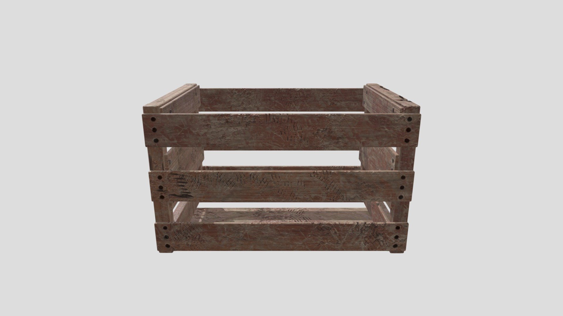 Wooden Crate Dirty
