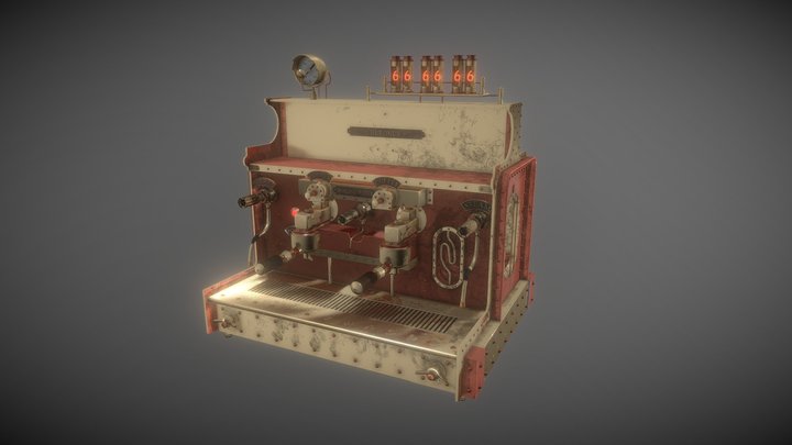 Heronus Coffee Machine 3D Model