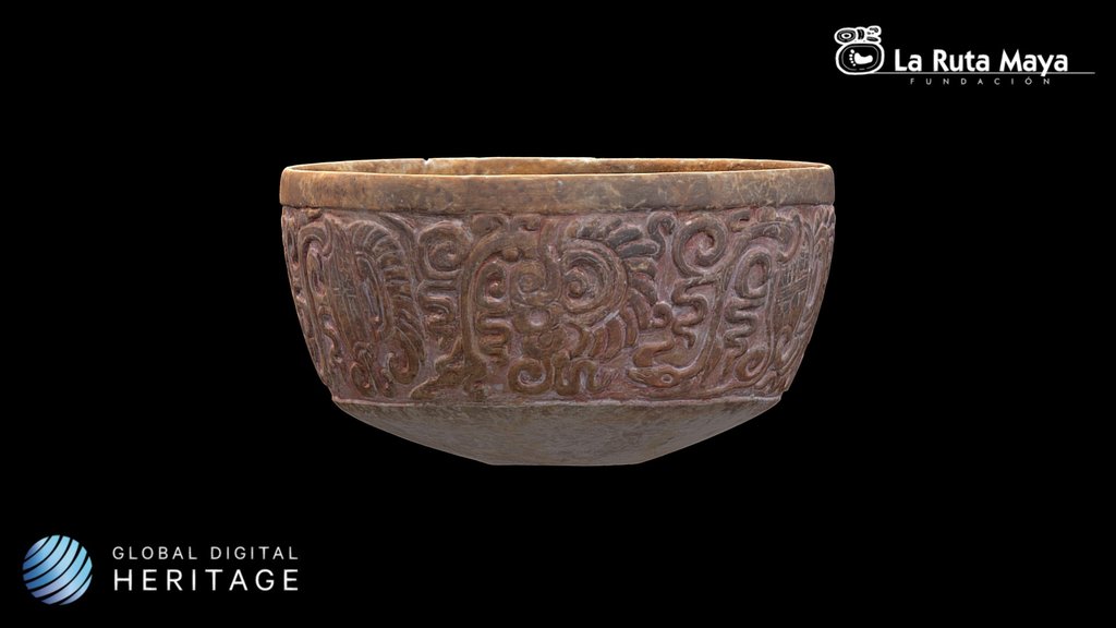 Bowl with Celestial Bird Deity