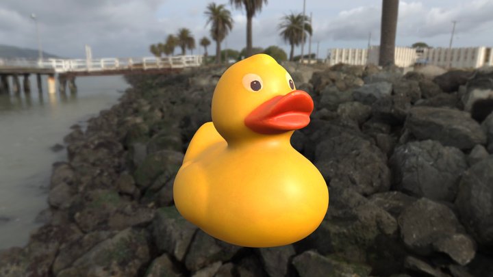 Toy Duck 3D Model