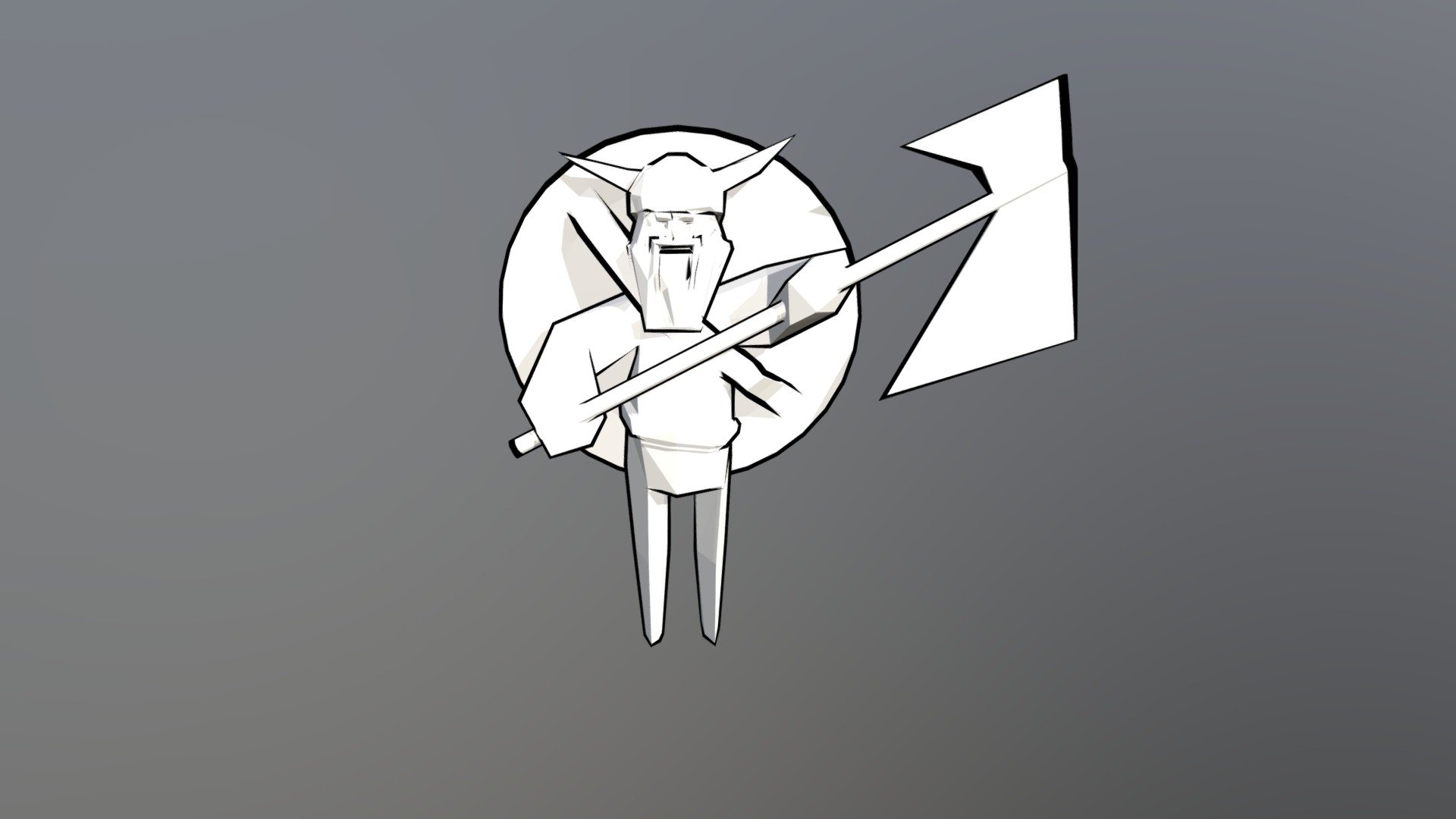 Vicking low poly