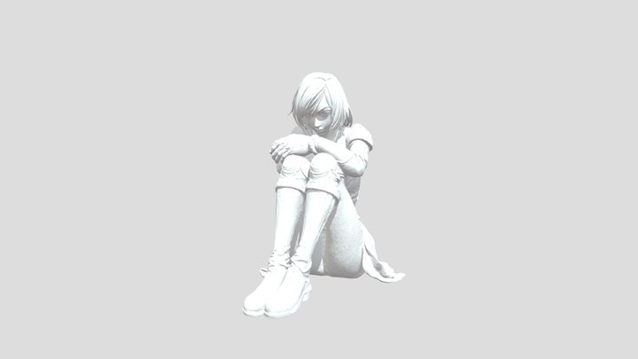 Sitting Kusanagi (GitS, 1995) 3D Model