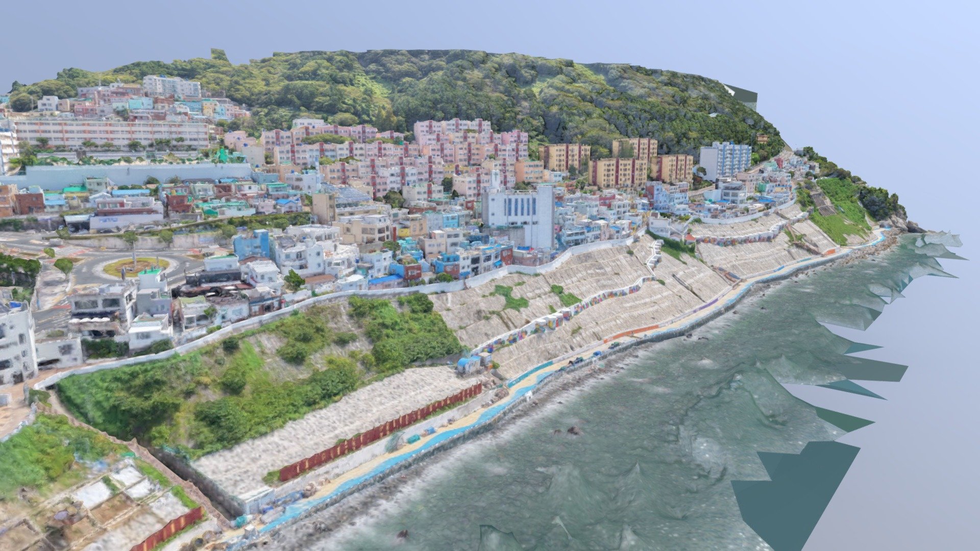 Huinnyeoul Culture Village in Busan, Korea. — Sketchfab embed 3D viewer