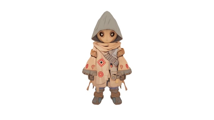 Hooded 3D Model