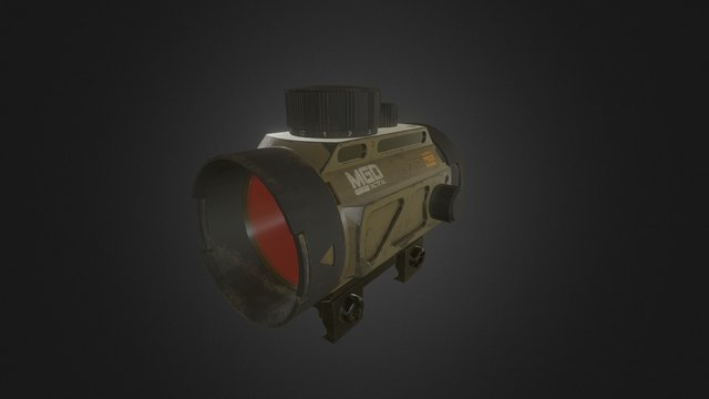 RD-X8 Red Dot Sight 3D Model