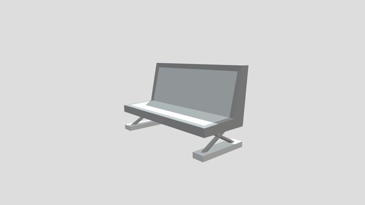 Low Poly Chair 3D Model