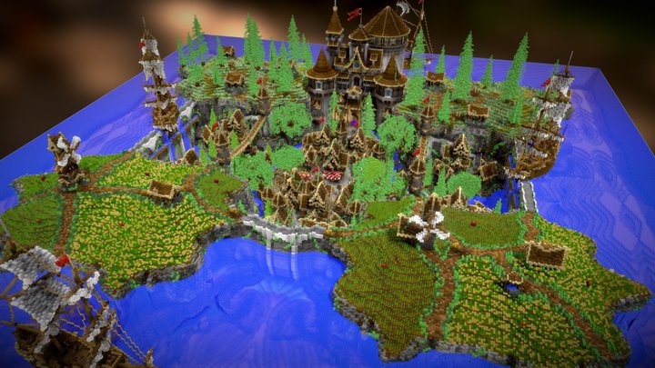 Kingdom of the Sea 3D Model