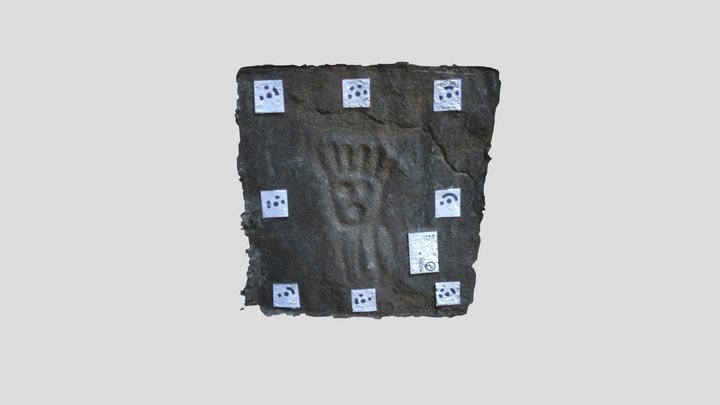 Mascariforme Central El Cajoncito (Peña Pintada) 3D Model